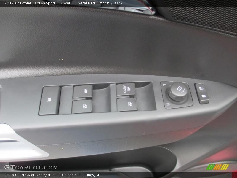 Crystal Red Tintcoat / Black 2012 Chevrolet Captiva Sport LTZ AWD