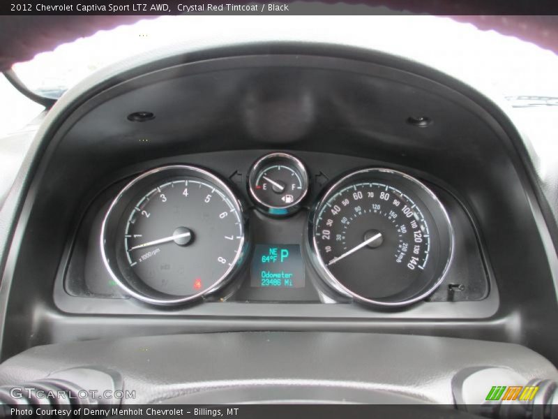 Crystal Red Tintcoat / Black 2012 Chevrolet Captiva Sport LTZ AWD