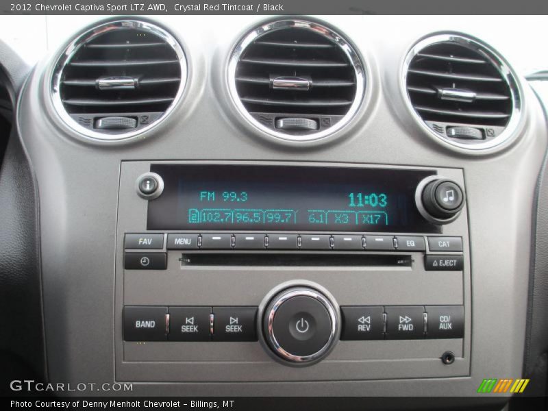 Crystal Red Tintcoat / Black 2012 Chevrolet Captiva Sport LTZ AWD