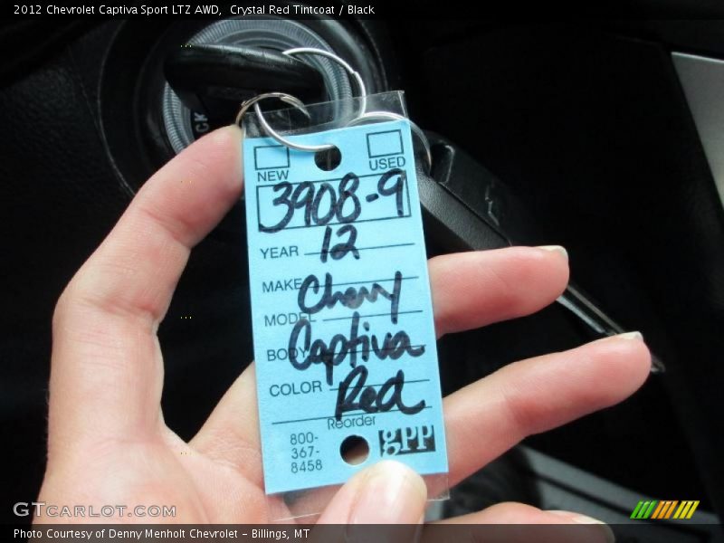 Crystal Red Tintcoat / Black 2012 Chevrolet Captiva Sport LTZ AWD