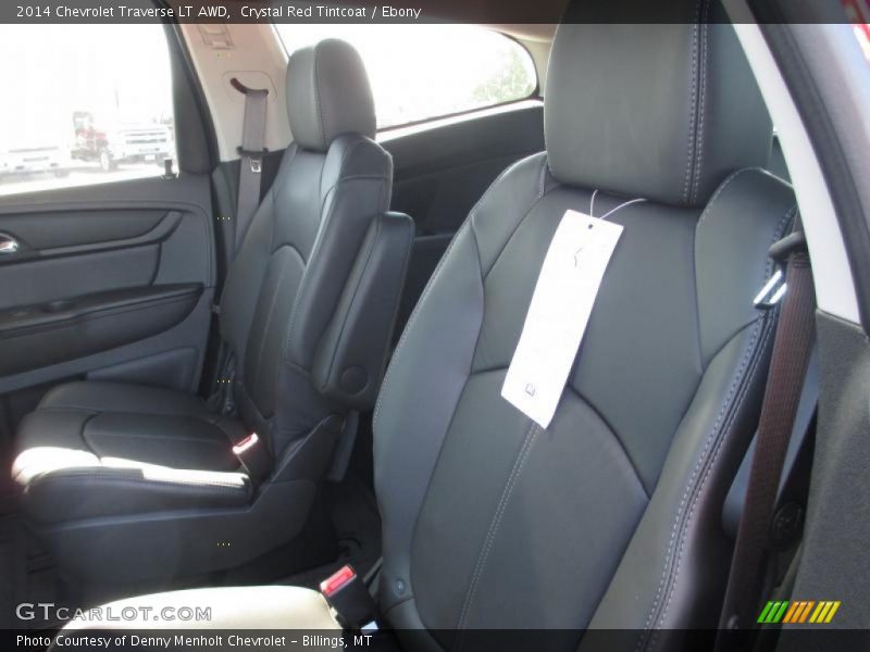 Crystal Red Tintcoat / Ebony 2014 Chevrolet Traverse LT AWD