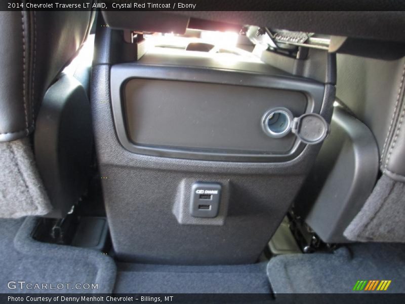 Crystal Red Tintcoat / Ebony 2014 Chevrolet Traverse LT AWD