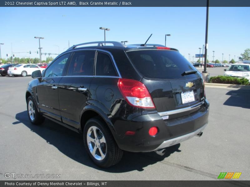 Black Granite Metallic / Black 2012 Chevrolet Captiva Sport LTZ AWD