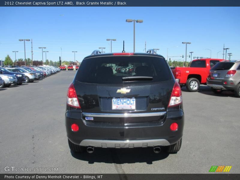 Black Granite Metallic / Black 2012 Chevrolet Captiva Sport LTZ AWD