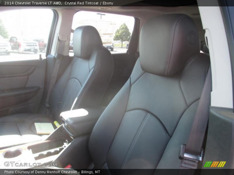 Crystal Red Tintcoat / Ebony 2014 Chevrolet Traverse LT AWD
