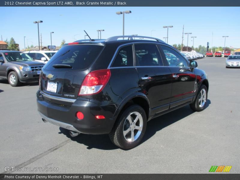 Black Granite Metallic / Black 2012 Chevrolet Captiva Sport LTZ AWD