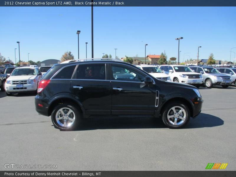 Black Granite Metallic / Black 2012 Chevrolet Captiva Sport LTZ AWD