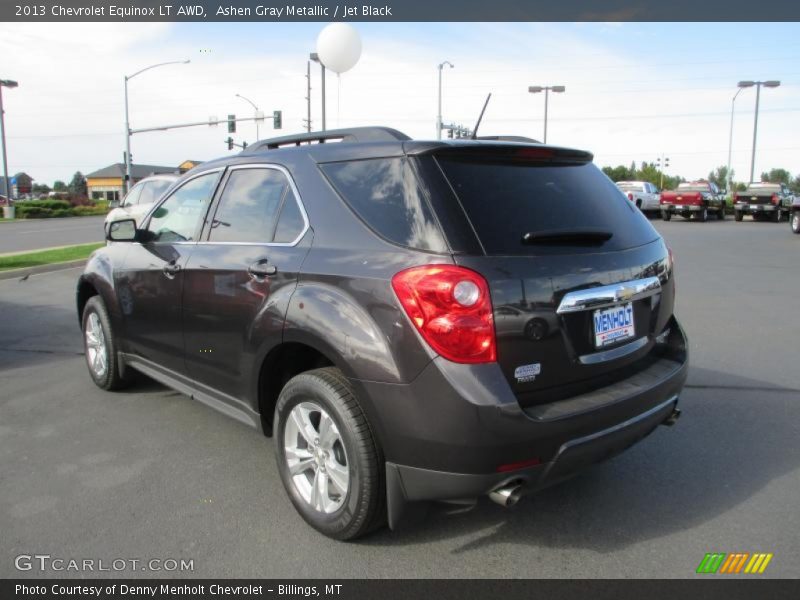 Ashen Gray Metallic / Jet Black 2013 Chevrolet Equinox LT AWD