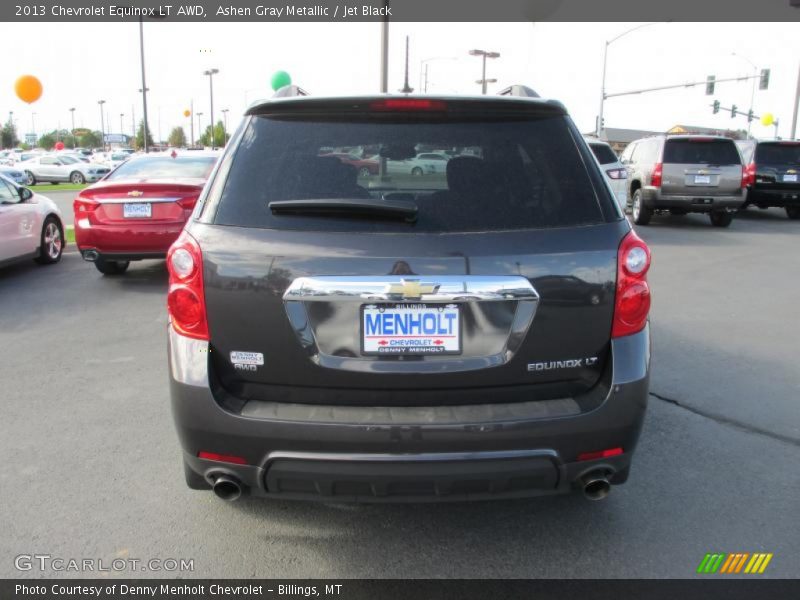 Ashen Gray Metallic / Jet Black 2013 Chevrolet Equinox LT AWD