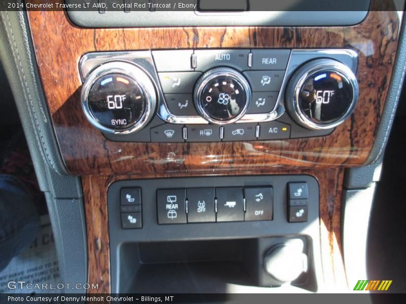 Controls of 2014 Traverse LT AWD