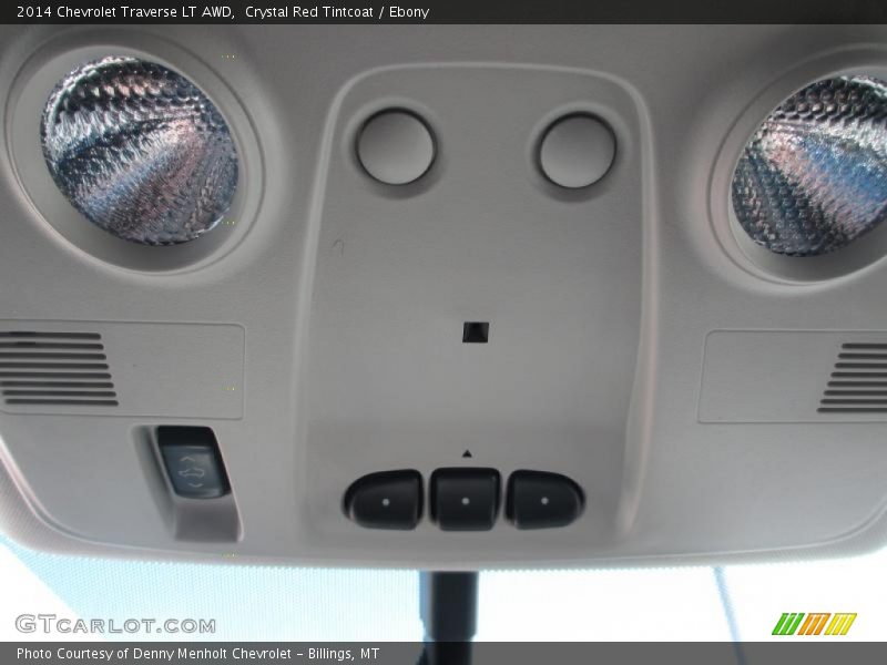 Crystal Red Tintcoat / Ebony 2014 Chevrolet Traverse LT AWD