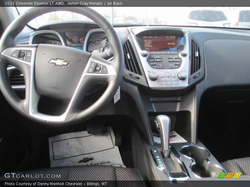 Ashen Gray Metallic / Jet Black 2013 Chevrolet Equinox LT AWD