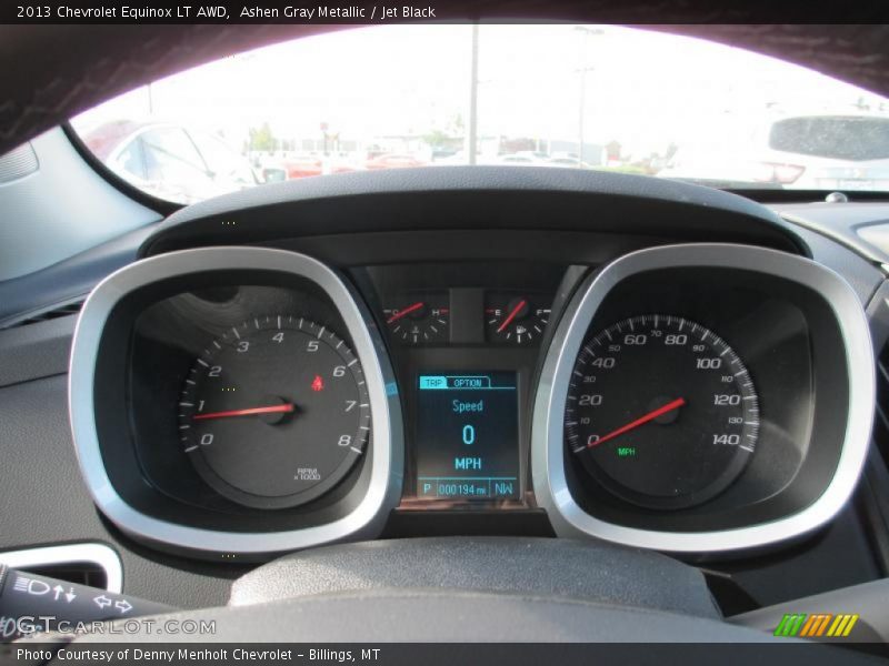 Ashen Gray Metallic / Jet Black 2013 Chevrolet Equinox LT AWD