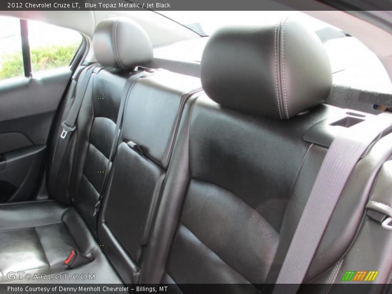 Blue Topaz Metallic / Jet Black 2012 Chevrolet Cruze LT