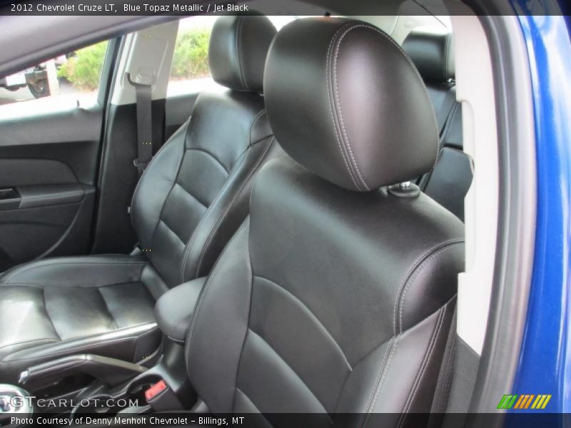 Blue Topaz Metallic / Jet Black 2012 Chevrolet Cruze LT