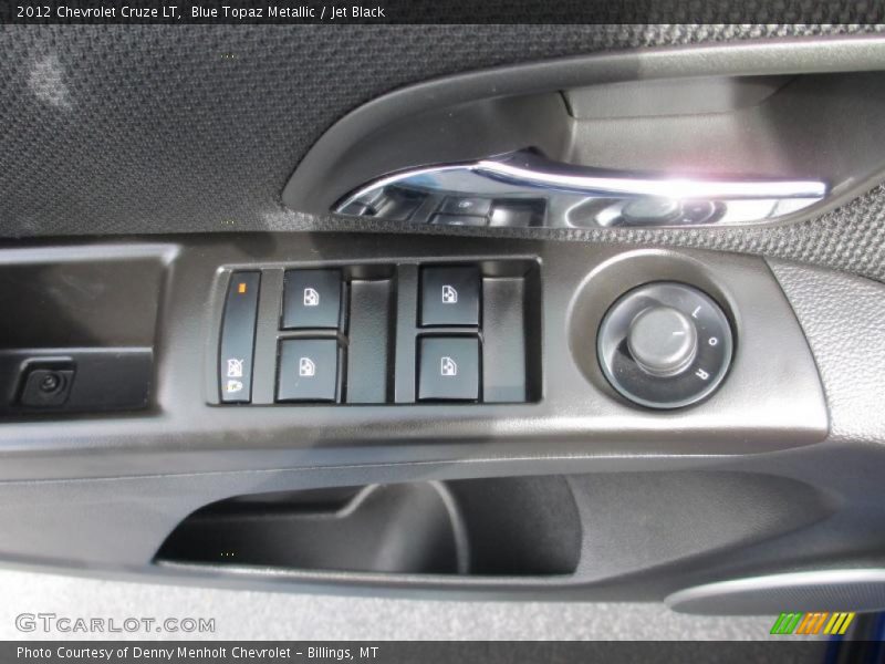 Blue Topaz Metallic / Jet Black 2012 Chevrolet Cruze LT
