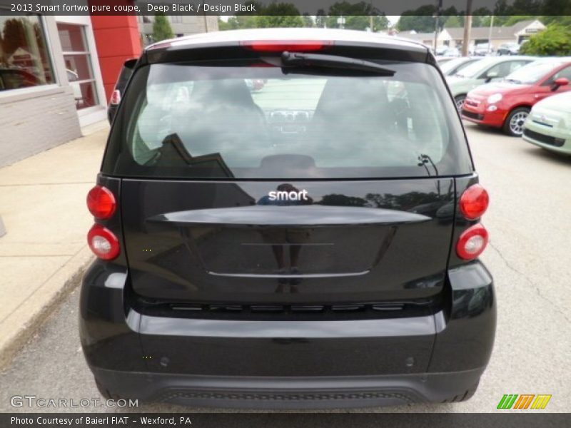 Deep Black / Design Black 2013 Smart fortwo pure coupe
