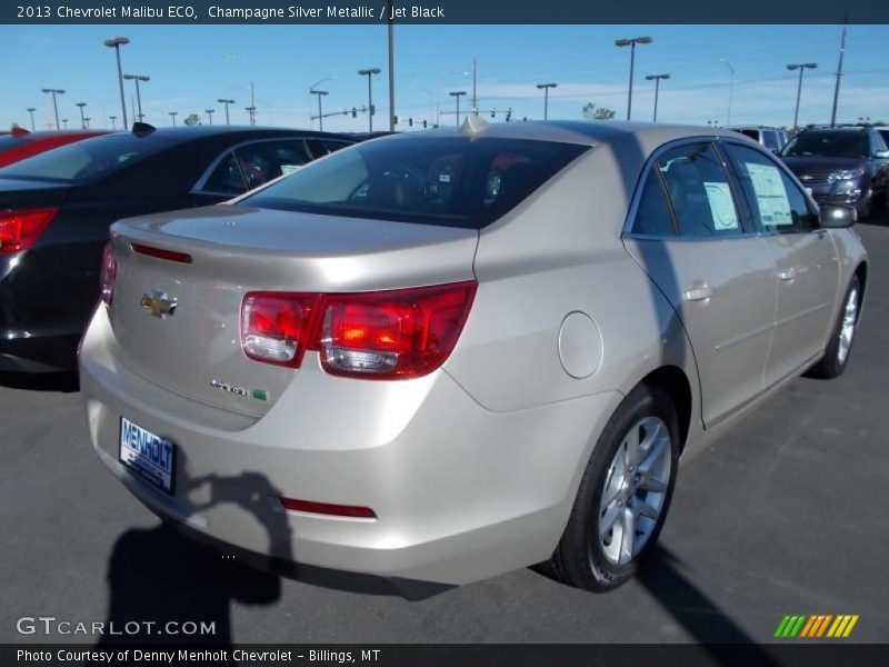 Champagne Silver Metallic / Jet Black 2013 Chevrolet Malibu ECO