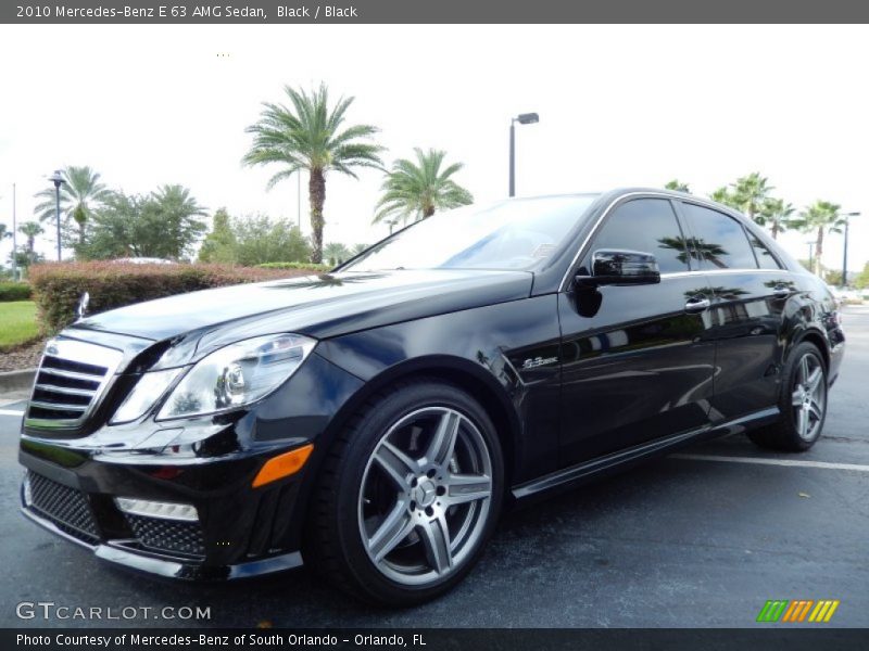 Front 3/4 View of 2010 E 63 AMG Sedan