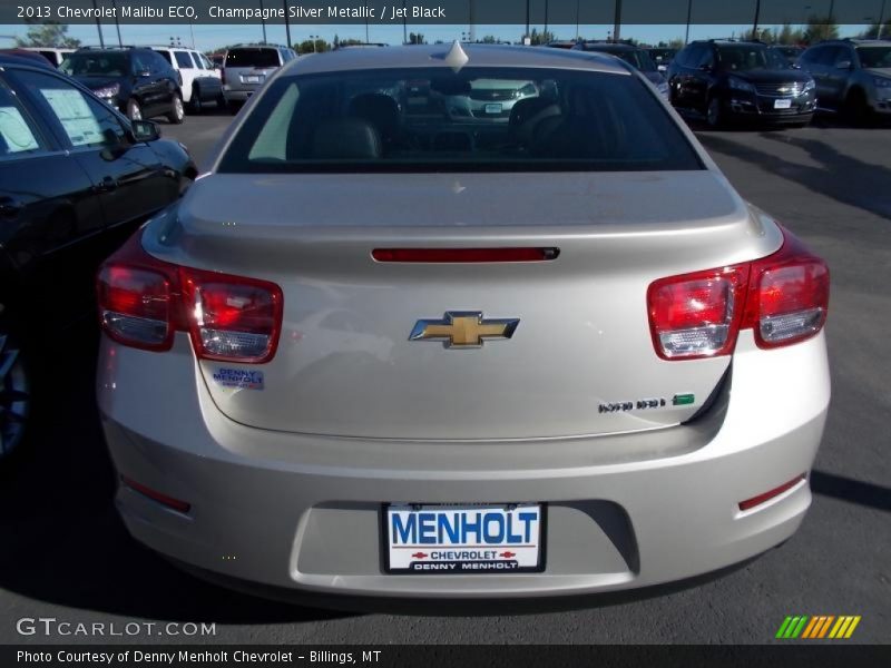 Champagne Silver Metallic / Jet Black 2013 Chevrolet Malibu ECO