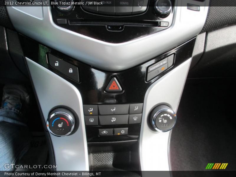 Blue Topaz Metallic / Jet Black 2012 Chevrolet Cruze LT