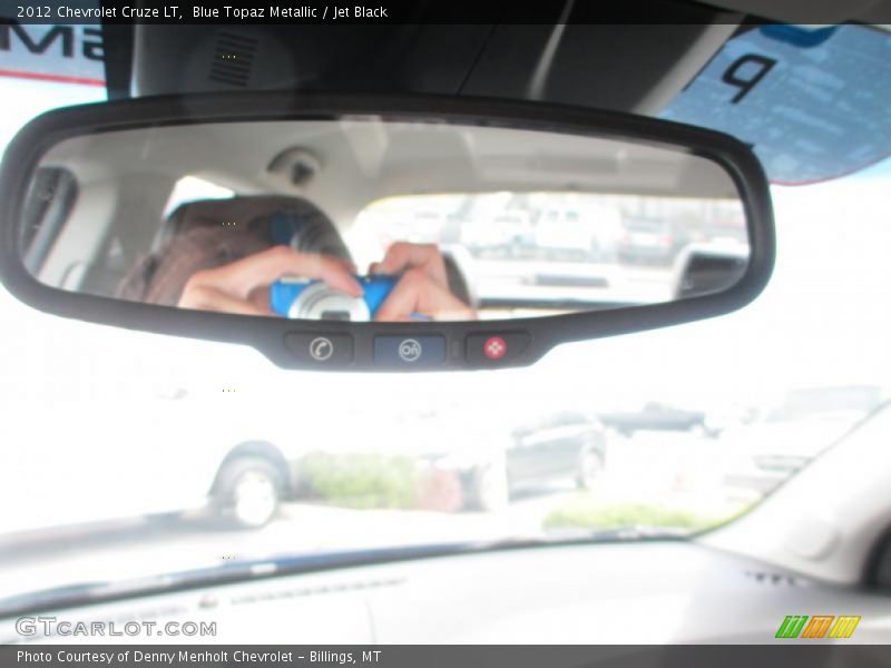 Blue Topaz Metallic / Jet Black 2012 Chevrolet Cruze LT