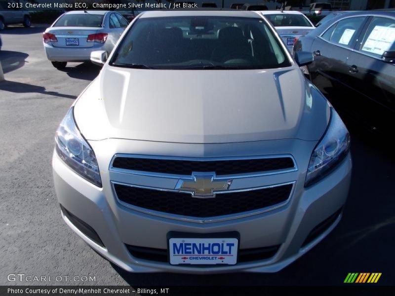 Champagne Silver Metallic / Jet Black 2013 Chevrolet Malibu ECO