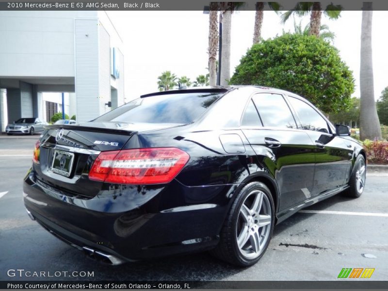 Black / Black 2010 Mercedes-Benz E 63 AMG Sedan