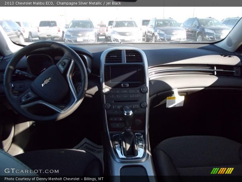 Champagne Silver Metallic / Jet Black 2013 Chevrolet Malibu ECO