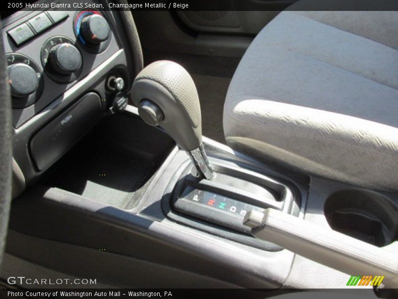 Champagne Metallic / Beige 2005 Hyundai Elantra GLS Sedan