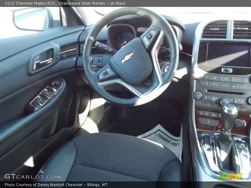 Champagne Silver Metallic / Jet Black 2013 Chevrolet Malibu ECO