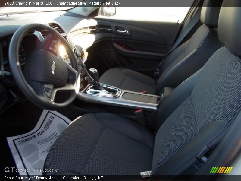 Champagne Silver Metallic / Jet Black 2013 Chevrolet Malibu ECO