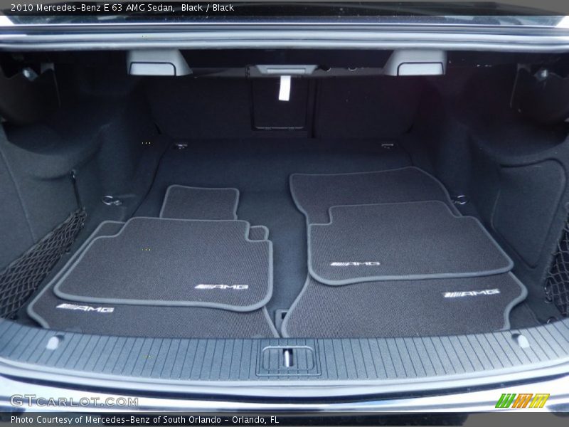  2010 E 63 AMG Sedan Trunk