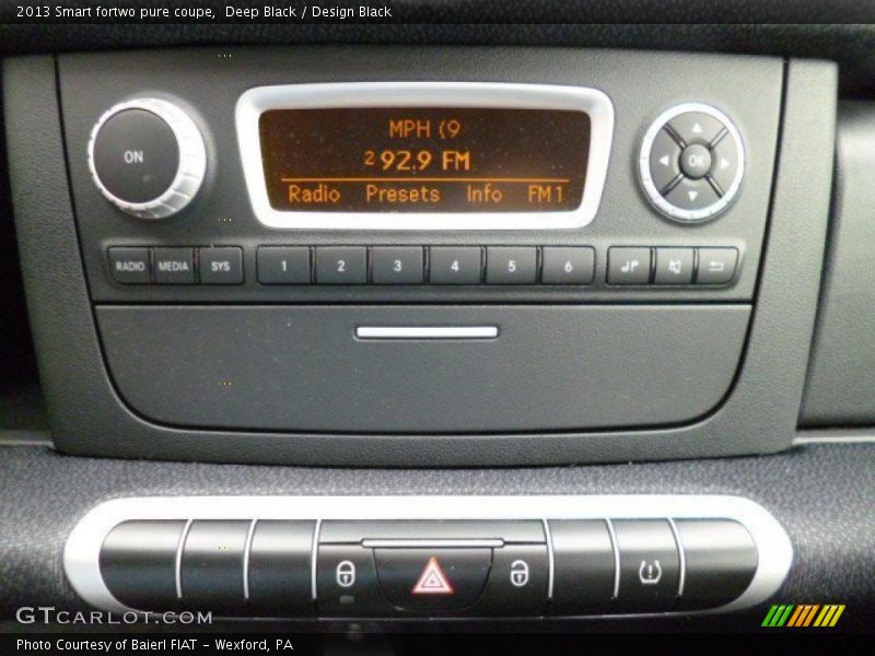 Deep Black / Design Black 2013 Smart fortwo pure coupe