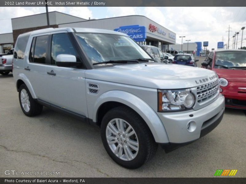 Indus Silver Metallic / Ebony 2012 Land Rover LR4 HSE