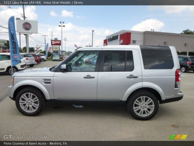 Indus Silver Metallic / Ebony 2012 Land Rover LR4 HSE