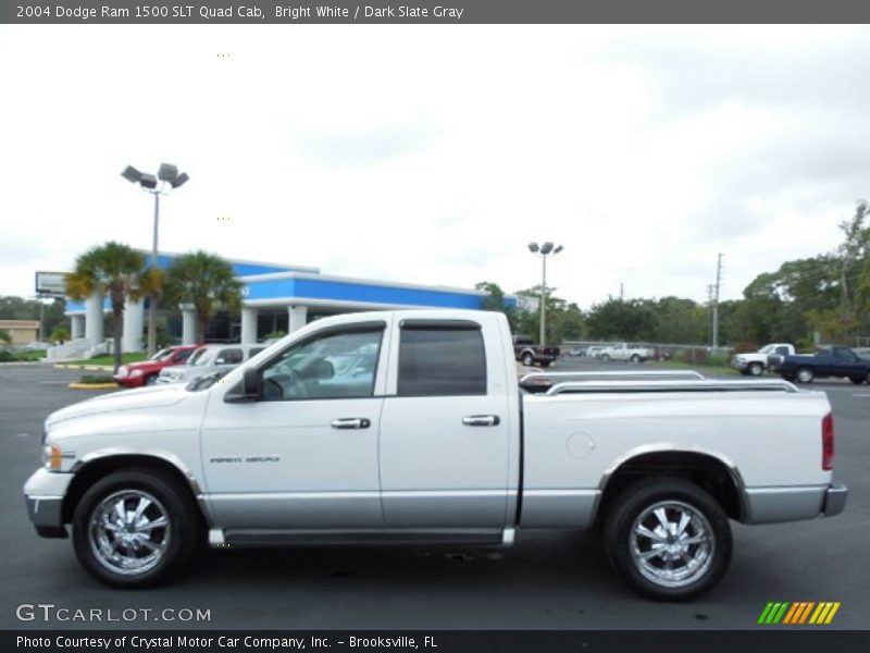 Bright White / Dark Slate Gray 2004 Dodge Ram 1500 SLT Quad Cab