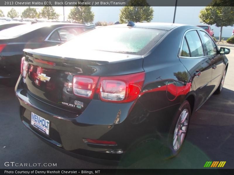Black Granite Metallic / Jet Black/Titanium 2013 Chevrolet Malibu ECO