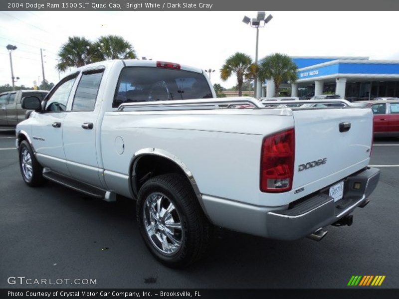 Bright White / Dark Slate Gray 2004 Dodge Ram 1500 SLT Quad Cab
