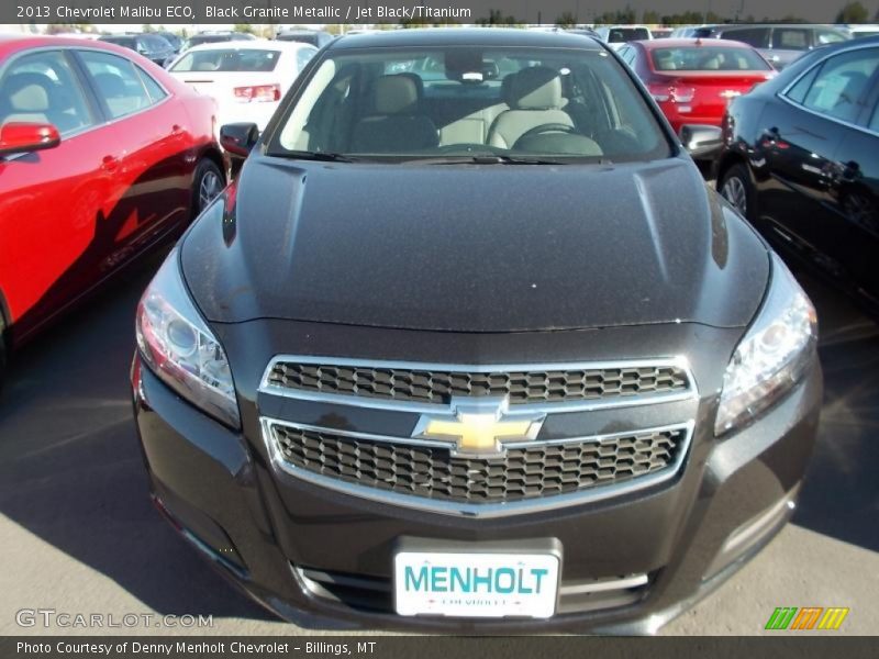 Black Granite Metallic / Jet Black/Titanium 2013 Chevrolet Malibu ECO