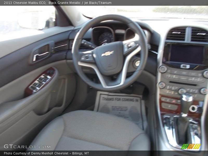 Black Granite Metallic / Jet Black/Titanium 2013 Chevrolet Malibu ECO