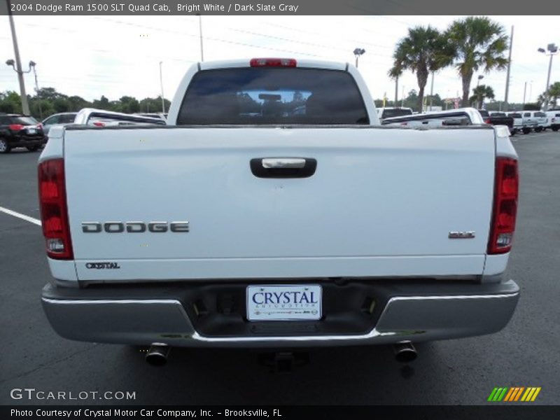 Bright White / Dark Slate Gray 2004 Dodge Ram 1500 SLT Quad Cab