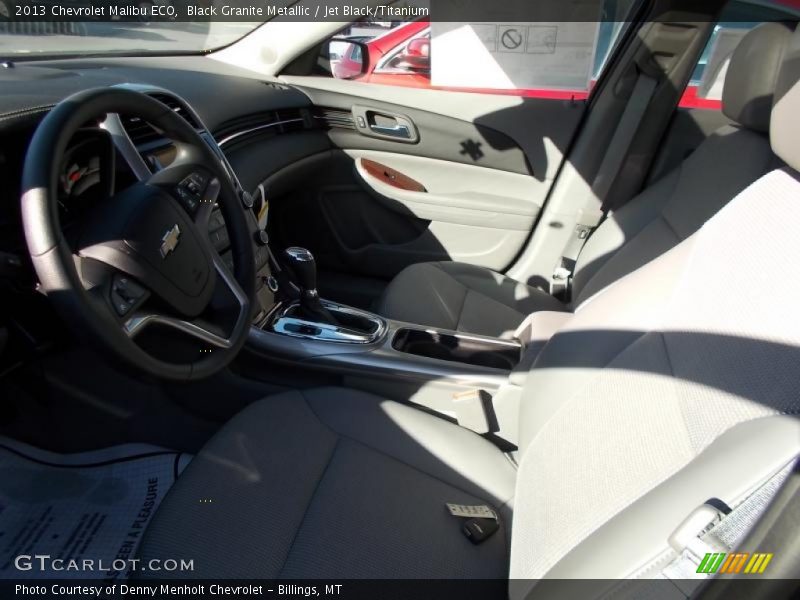 Black Granite Metallic / Jet Black/Titanium 2013 Chevrolet Malibu ECO