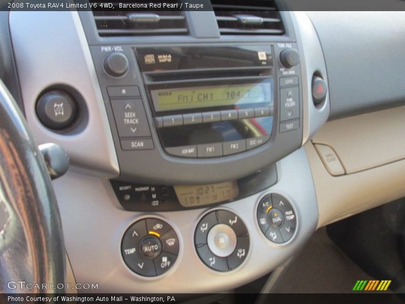 Barcelona Red Pearl / Taupe 2008 Toyota RAV4 Limited V6 4WD