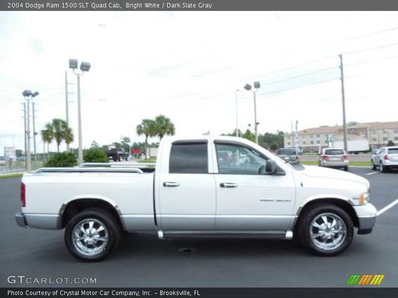 Bright White / Dark Slate Gray 2004 Dodge Ram 1500 SLT Quad Cab