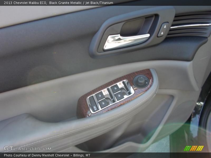 Black Granite Metallic / Jet Black/Titanium 2013 Chevrolet Malibu ECO