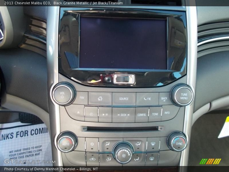 Black Granite Metallic / Jet Black/Titanium 2013 Chevrolet Malibu ECO