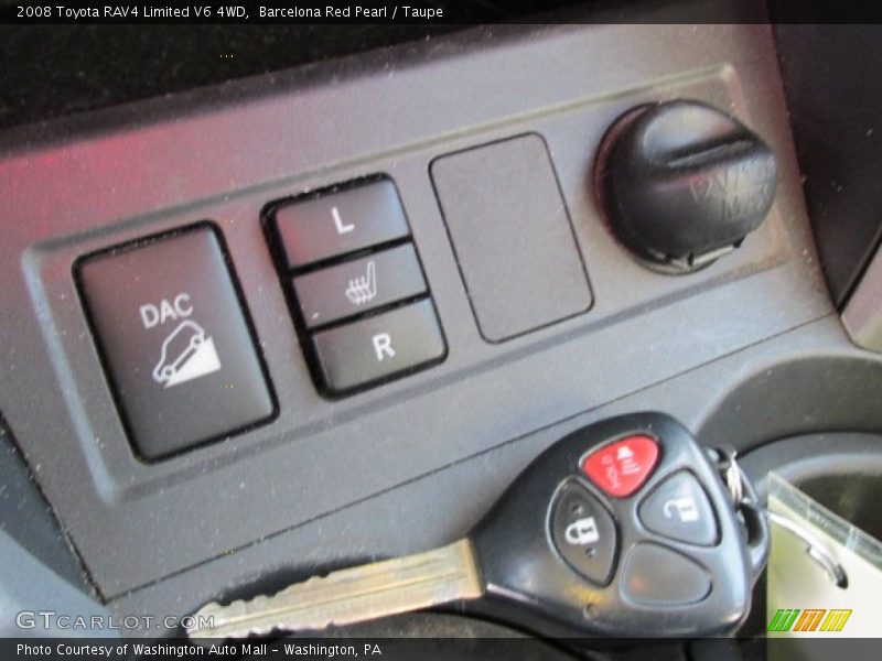 Barcelona Red Pearl / Taupe 2008 Toyota RAV4 Limited V6 4WD