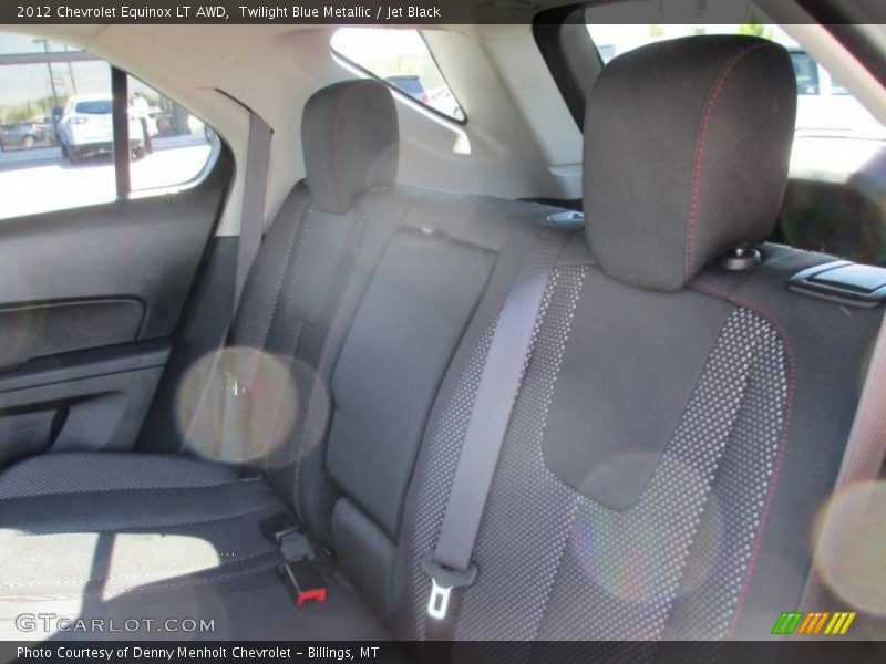 Twilight Blue Metallic / Jet Black 2012 Chevrolet Equinox LT AWD