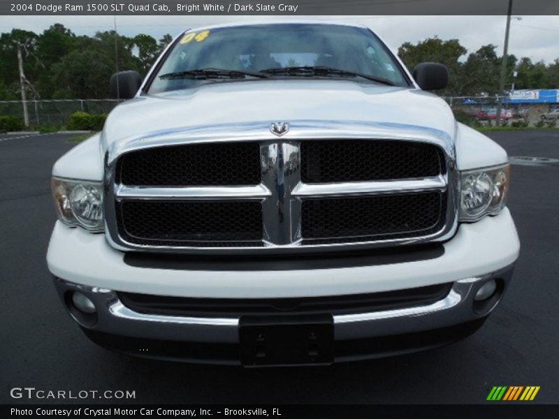Bright White / Dark Slate Gray 2004 Dodge Ram 1500 SLT Quad Cab